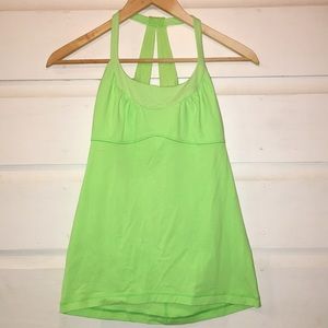 Lululemon lime green tank top XS ( 0 - 2 ) women’s